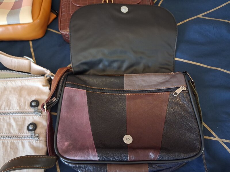 Genti dama set 5 piele ecologica si textil.