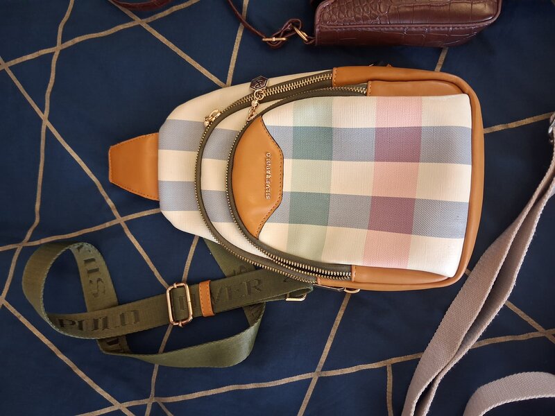 Genti dama set 5 piele ecologica si textil.