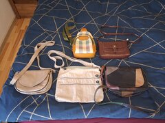 Genti dama set 5 piele ecologica si textil